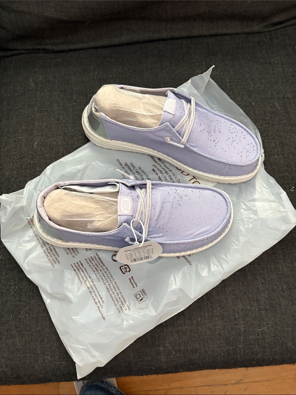 Women’s Casual Lavender Boat Shoes